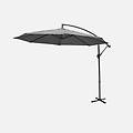 ombrellone rotondo offset 300cm. grigio