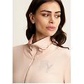 Freddy Felpa Zip E Collo Alto Con Dettaglio Effetto Seta Cameo Rose Donna Large