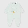 tutina in ciniglia da unisex bianco taglia 1m