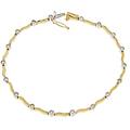 bracciale tennis donna oro giallo bianco diamanti gl100698