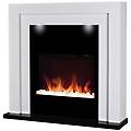 - chemin arte 123 camino elettrico da appoggio con cornice potenza 2000w bianco nero