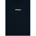 t-shirt slim con stampa lucida sul davanti turbulence uomo large