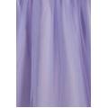 gonna da bambina con sopragonna in tulle colore pastello lilla junior 12 anni
