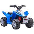 - quad elettrico per bambini 18-36 mesi con luci led clacson e pedali 65. 5x38. 5x43. 5 cm blu