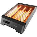 tostapane orizzontale al quarzo 1000w 3 elementi riscaldanti touch control acciaio inossidabile