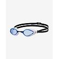 occhialini air speed nero bianco con lenti blu