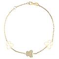 bracciale donna oro giallo bianco gl100806