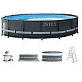piscina ultra frame piscina ø 488 cm (set incl. pompa di filtrazione a sabbia)