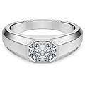 anello a fascia eternity diamanti creati in laboratorio 1 05 ct tw forma ottagonale oro bianco 18 k