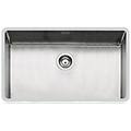 2157 850 ke r15 lavello acciaio inox spazzolato da incasso sottotop 1 vasca 71x40cm