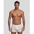 boxer tinta unita senza cuciture in modal elasticizzato basic mondal / bianco ottico / 3 bianco