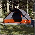 - tenda da campeggio a cupola 2 persone grigio e arancione