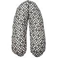 2008-2-535 cuscino per allattamento midi motivo a pois 170 x 34 cm colore grigio