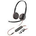 auricolari con microfono hp blackwire 3225 nero senza marca