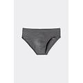 slip in cotone superior uomo grigio scuro taglia 3