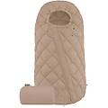 gold sacco invernale footmuff sn&oslash;gga 2 almond beige almond beige