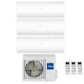 climatizzatore condizionatore trial split inverter pearl r-32 7000+7000+9000 con 3u55s2sr3fa wi-fi