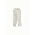 pantaloni regular con coulisse
