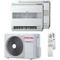 condizionatore console j2 dual split 9000+12000 btu inverter a++ unità esterna 4 0 kw