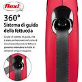 Flexi Guinzaglio New Classic Tape Rosso Xs