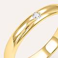 fede classica leggera 3. 2 mm oro giallo diamante collezione fede leggera 375/1000 oro giallo