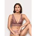 bralette sfoderata senza ferretto – primula color / malva scuro / m malva scuro