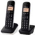 kx-tgb612jt telefono dect identificatore di chiamata nero bianco