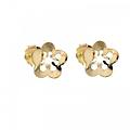 orecchini donna in oro giallo fiore 803321715567