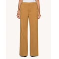 pantaloni janice wide leg in cotone