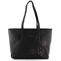 lina tote bag borse tote sintetico e tessile borse donna nero eu one size 16-21809-50