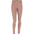 pantaloni push up wr. up skinny in similpelle ecologica raw umber donna medium