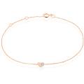 bracciale sophia oro rosa diamante collezione sophia oro rosa