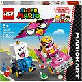 super mario mario kart- wario e re boo set da costruzione