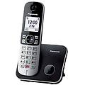kx-tg6851jtb cordless dect display 1. 8'' blocco chiamate id vivavoce nero