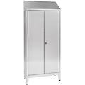 - armadio portascope a 2 ante in acciaio inox aisi 304 cm 95x50x215h