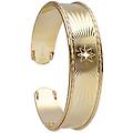 bracciale bangle rosa dei venti in bronzo doratobangle placcato oro con pietra blu e zirconi