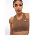 reggiseno seamless sostegno medio con spalline incrociate coffee quartz donna exsmall/small