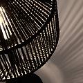 lampada da tavolo wicker