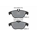textar set di pastiglie freno 2425301 posteriore