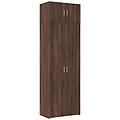 - armadietto rovere marrone 70x42 5x225 cm in truciolato