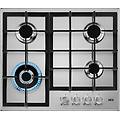 hgb64400sm argento da incasso 60 cm gas 4 fornello(i)