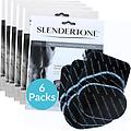 6 elettrodi gel medico per cinture slendertone. durata 20-30 usi