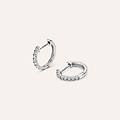 orecchini a cerchio sophia oro bianco diamante collezione sophia oro bianco
