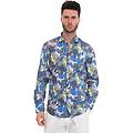 camicia casual blu