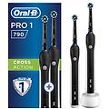 pro 790 crossaction adulto spazzolino rotante-oscillante nero bianco