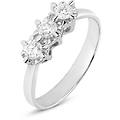 anello trilogy diamazing oro bianco diamante collezione diamazing misura 49 oro bianco