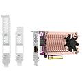 QNAP scheda di rete pcie qm2 card m. 2 pci 3. 0 a basso profilo rj-45 argento