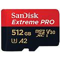 sandisk extreme pro 512gb scheda microsdxc + rescuepro deluxe velocità fino a 200 mb/s +