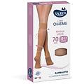 sauber linea charme 70 den gambaletto neutro beige taglia 4