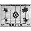 yaf57asv yaf 57 asv piano cottura 5 fuochi a gas 70 cm (1 bruciatore tripla corona) colore inox